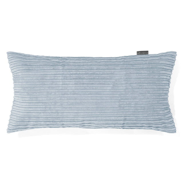 CloudSac 50 Riesen Memory-Schaum Kissen 40 x 80cm - Cord Baby Blau 01