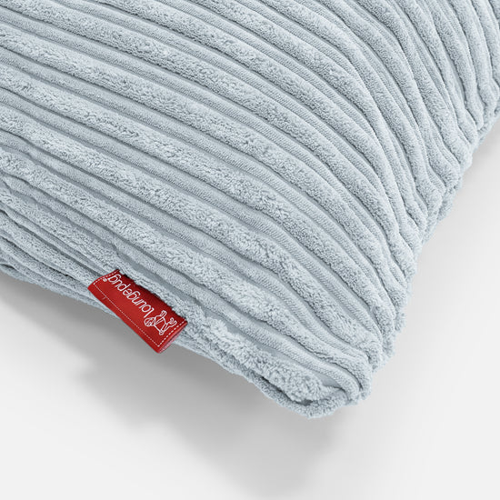 CloudSac 50 Riesen Memory-Schaum Kissen 40 x 80cm - Cord Baby Blau 02