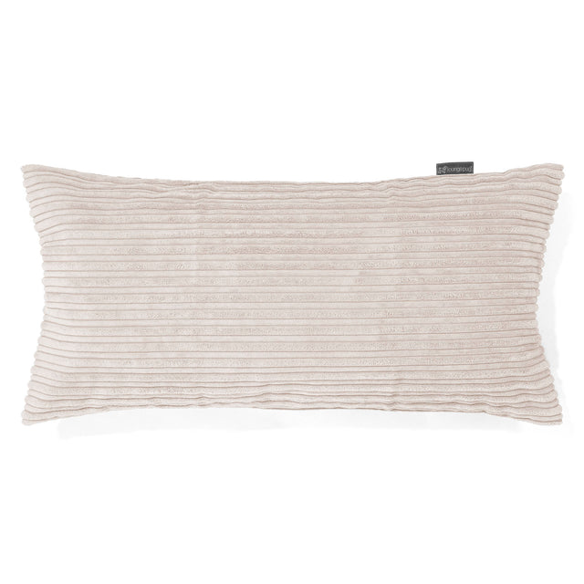 CloudSac 50 Riesen Memory-Schaum Kissen 40 x 80cm - Cord Elfenbein 01