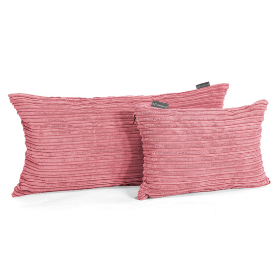 CloudSac 50 Riesen Memory-Schaum Kissen 40 x 80cm - Cord Koralle 03