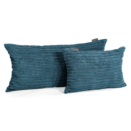 CloudSac 50 Riesen Memory-Schaum Kissen 40 x 80cm - Cord Marineblau 03