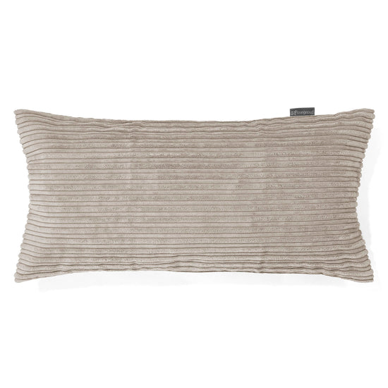 CloudSac 50 Riesen Memory-Schaum Kissen 40 x 80cm - Cord Nerzfarben 01