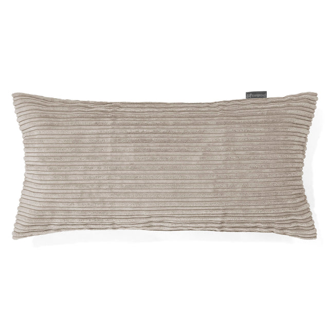 CloudSac 50 Riesen Memory-Schaum Kissen 40 x 80cm - Cord Nerzfarben 01