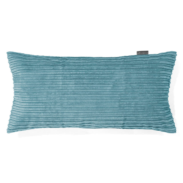 CloudSac 50 Riesen Memory-Schaum Kissen 40 x 80cm - Cord Türkis 01