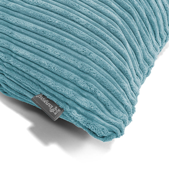 CloudSac 50 Riesen Memory-Schaum Kissen 40 x 80cm - Cord Türkis 02