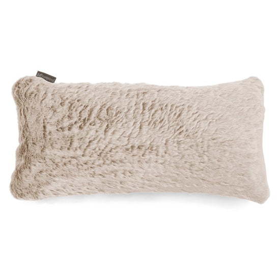 CloudSac 50 Riesen Memory-Schaum Kissen 40 x 80cm - Kaninchen Kunstfell Goldbraun 01
