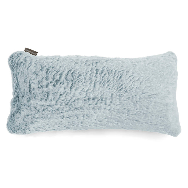 CloudSac 50 Riesen Memory-Schaum Kissen 40 x 80cm - Kaninchen Kunstfell Pastellblau 01