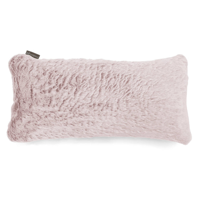 CloudSac 50 Riesen Memory-Schaum Kissen 40 x 80cm - Kaninchen Kunstfell Pastellrosa 01