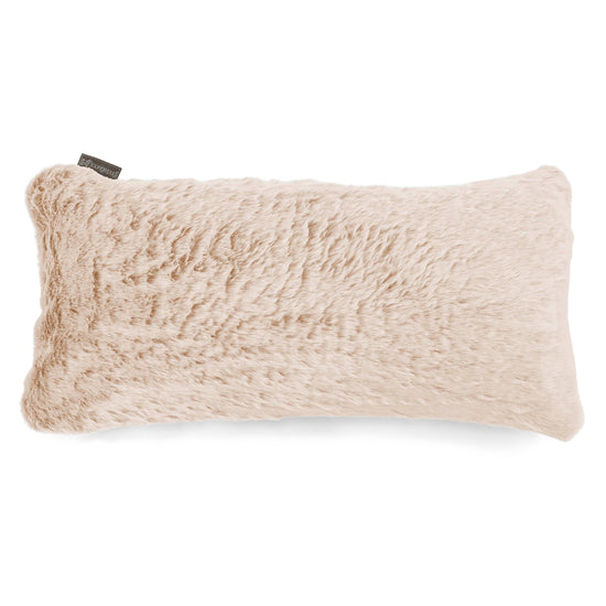 CloudSac 50 Riesen Memory-Schaum Kissen 40 x 80cm - Kaninchen Kunstfell Weiß 01