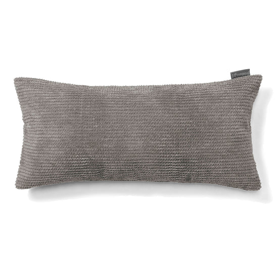 CloudSac 50 Riesen Memory-Schaum Kissen 40 x 80cm - Pom-Pom Anthrazit 01