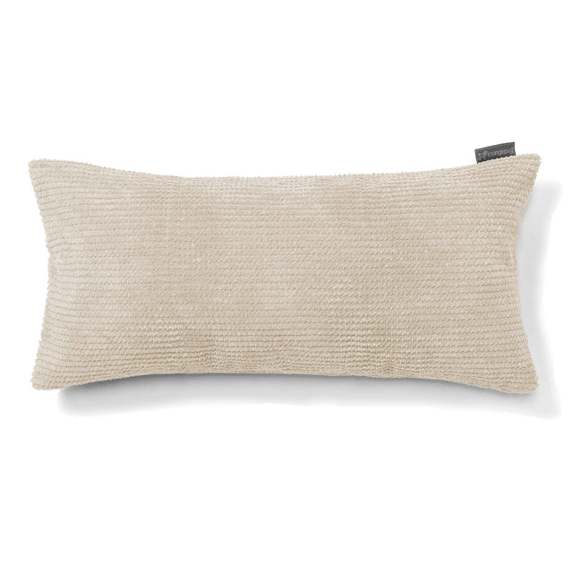 CloudSac 50 Riesen Memory-Schaum Kissen 40 x 80cm - Pom-Pom Creme 01
