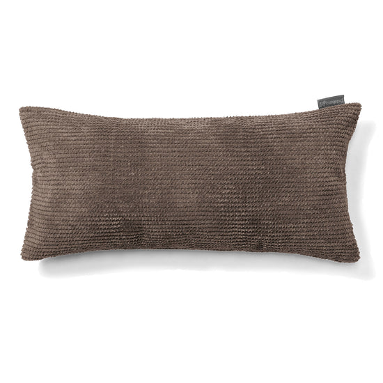 CloudSac 50 Riesen Memory-Schaum Kissen 40 x 80cm - Pom-Pom Schoko 01