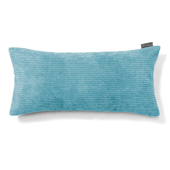 CloudSac 50 Riesen Memory-Schaum Kissen 40 x 80cm - Pom-Pom Türkis 01