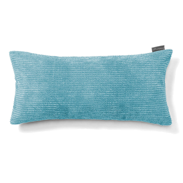 CloudSac 50 Riesen Memory-Schaum Kissen 40 x 80cm - Pom-Pom Türkis 01