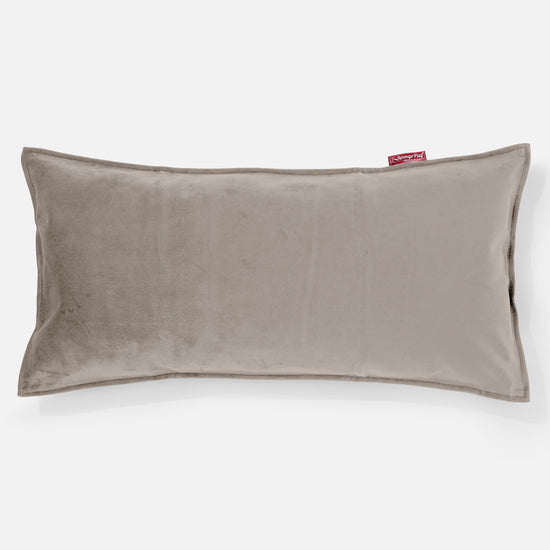CloudSac 50 Riesen Memory-Schaum Kissen 40 x 80cm - Samt Nerzfarben 01