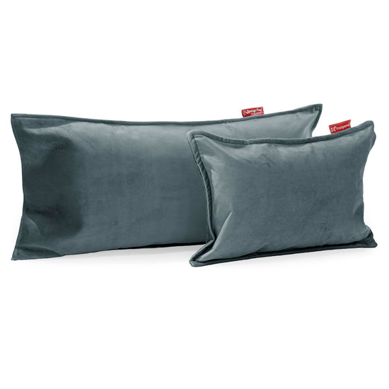 CloudSac 50 Riesen Memory-Schaum Kissen 40 x 80cm - Samt Türkis 03