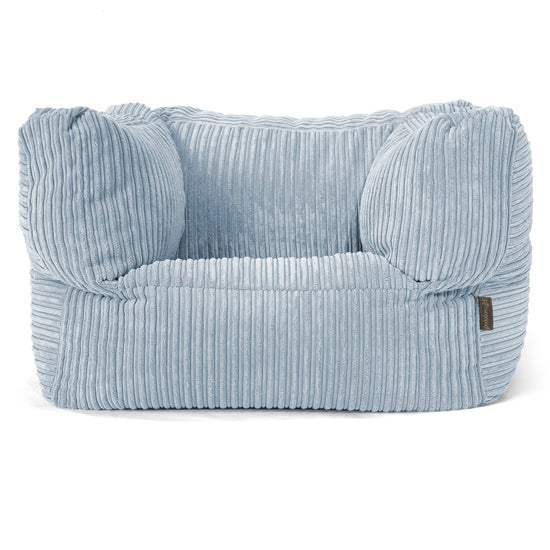 Albert Sitzsack Ohrensessel - Cord Baby Blau 01