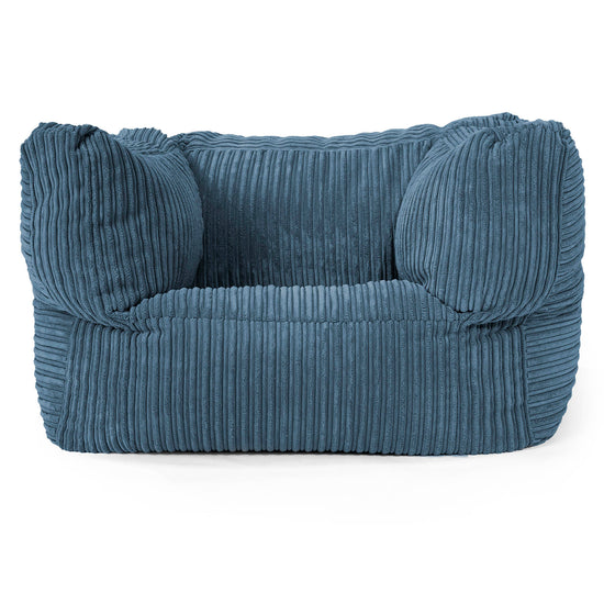 Albert Sitzsack Ohrensessel - Cord Marineblau 01
