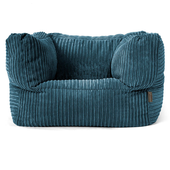 Albert Sitzsack Ohrensessel - Cord Marineblau 01
