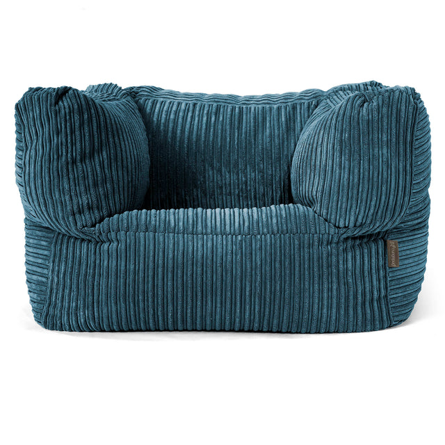 Albert Sitzsack Ohrensessel - Cord Marineblau 01