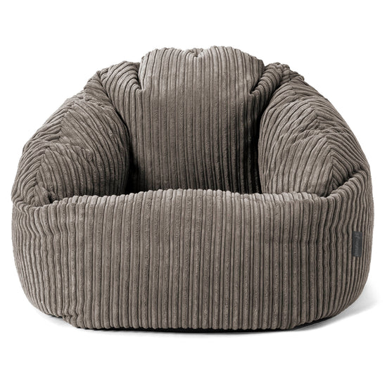 Bubble Sitzsack Sessel - Cord Graphitgrau 01