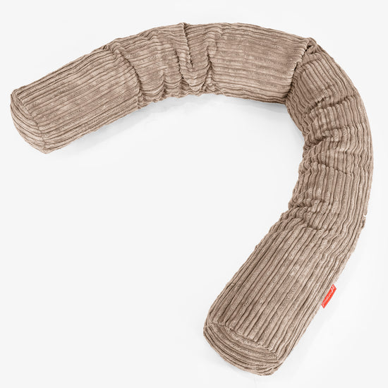 Seitenschläferkissen XXL - Cord Sand 01