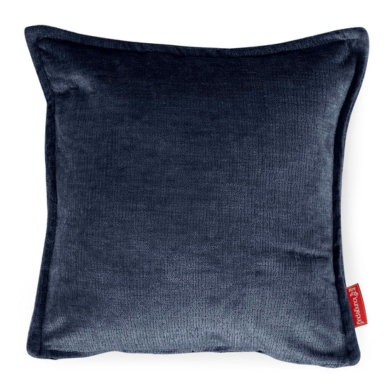Dekokissen / Sofa Kissenbezug 47 x 47cm - Chenille Marineblau 01