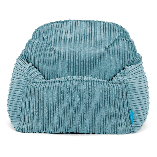 Der Slouchy Kinder Sitzsack 2-6 Jahre - Cord Türkis 02