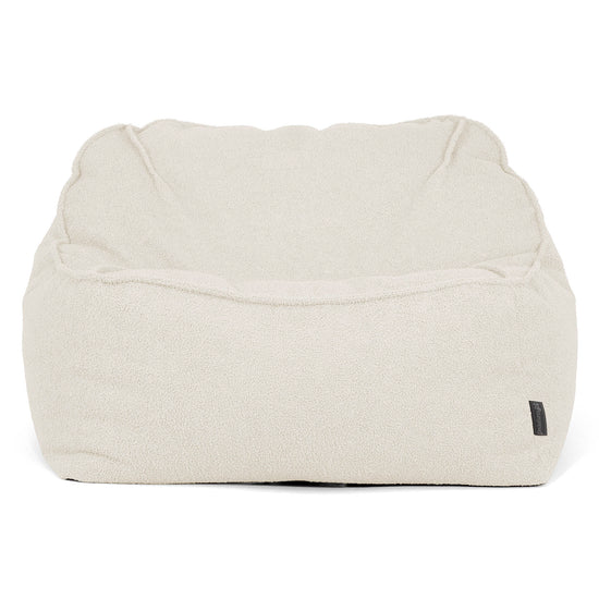 Der Slouchy Sitzsack Sessel - Bouclé Elfenbein_01