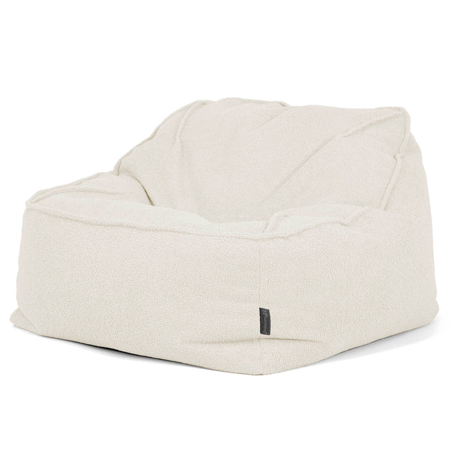 Der Slouchy Sitzsack Sessel - Bouclé Elfenbein_03