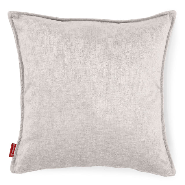 Extra Große Dekokissen / Sofa Kissenbezug 70 x 70cm - Chenille Creme 01