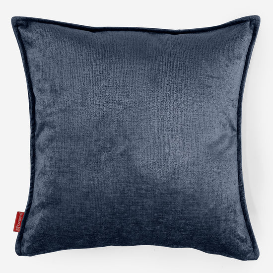 Extra Große Dekokissen / Sofa Kissenbezug 70 x 70cm - Chenille Marineblau 01