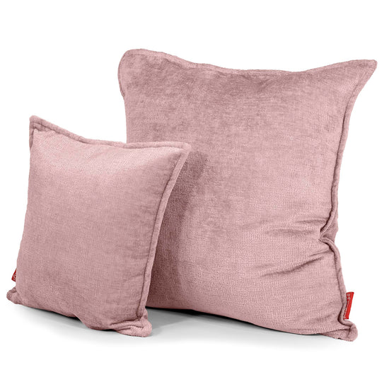 Extra Große Dekokissen / Sofa Kissenbezug 70 x 70cm - Chenille Pink 02