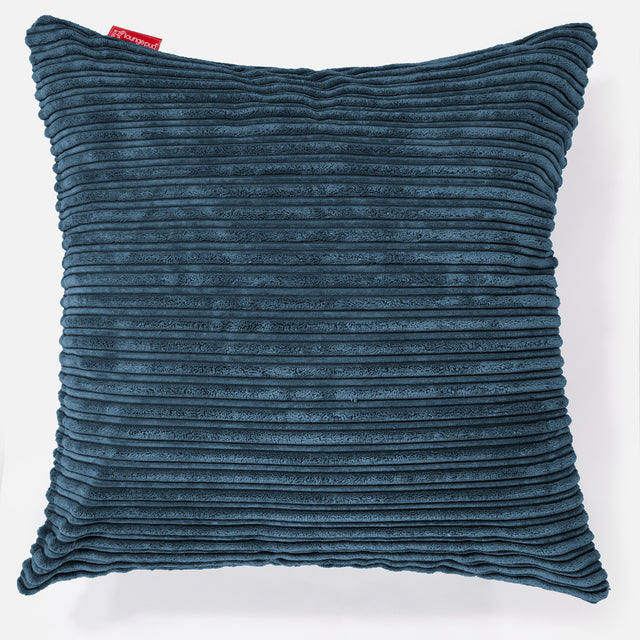 Extra Große Kissen 70 x 70cm - Cord Marineblau 01
