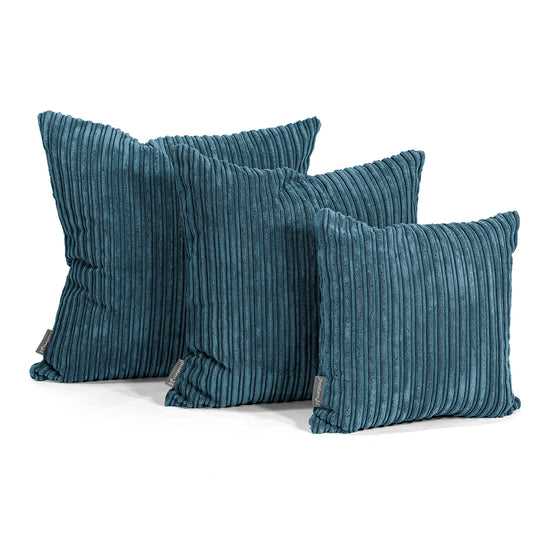 Extra Große Kissen 70 x 70cm - Cord Marineblau 02