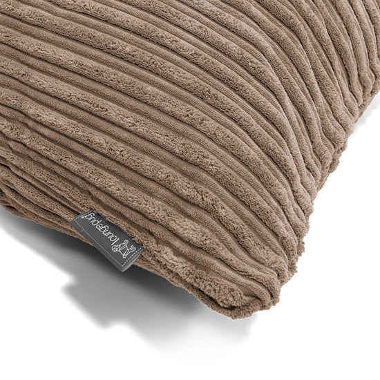 Extra Große Kissen 70 x 70cm - Cord Mocca 03