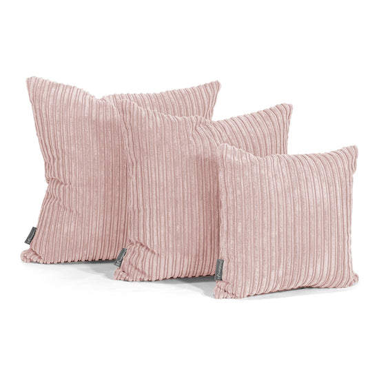 Extra Große Kissen 70 x 70cm - Cord Rosa 02