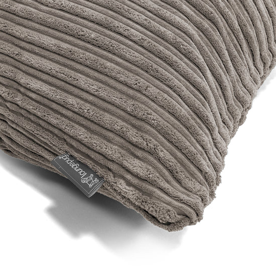 Extra Große Kissen 70 x 70cm - Cord Schiefergrau 03