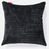 Extra Große Kissen 70 x 70cm - Cord Schwarz 01