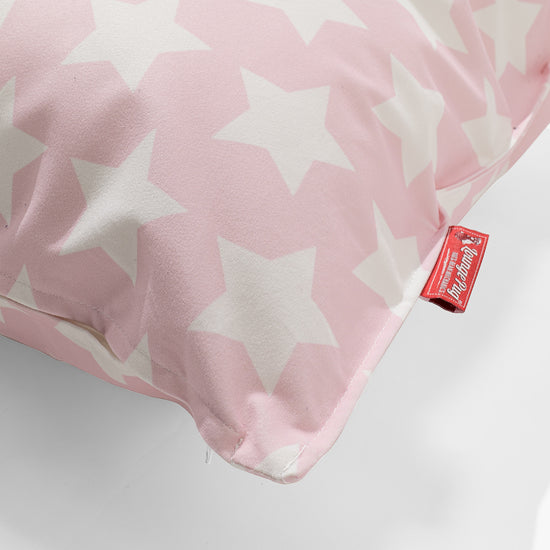 Extra Große Kissen 70 x 70cm - Druck Pink Star 02