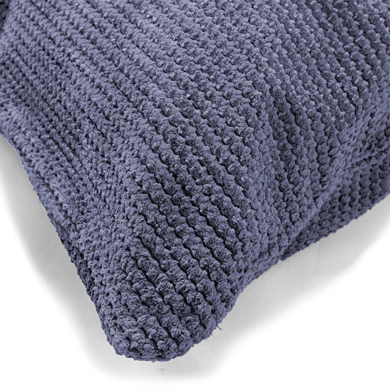 Extra Große Kissen 70 x 70cm - Pom-Pom Lila 03