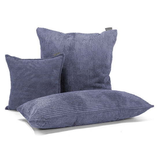 Extra Große Kissen 70 x 70cm - Pom-Pom Lila 04
