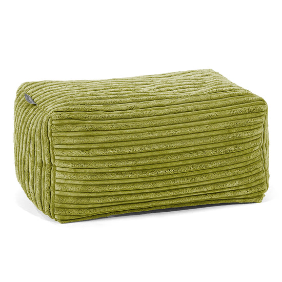 Fußhocker Pouf - Cord Hellgrün 01