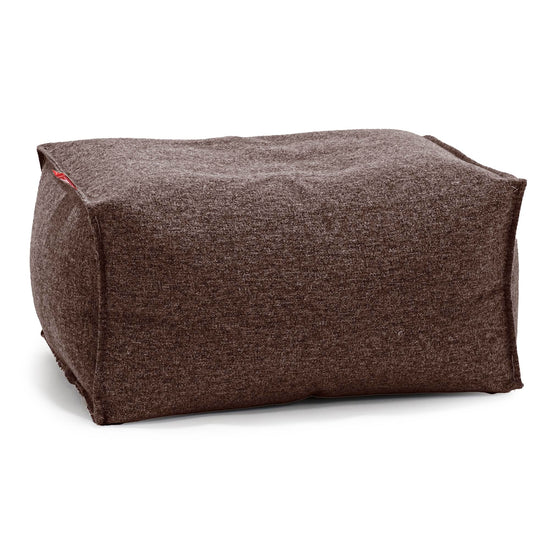 Fußhocker Pouf - Interalli Wolle Braun 01
