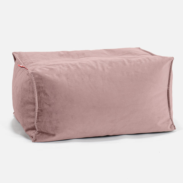 Fußhocker Pouf - Samt Pink 01