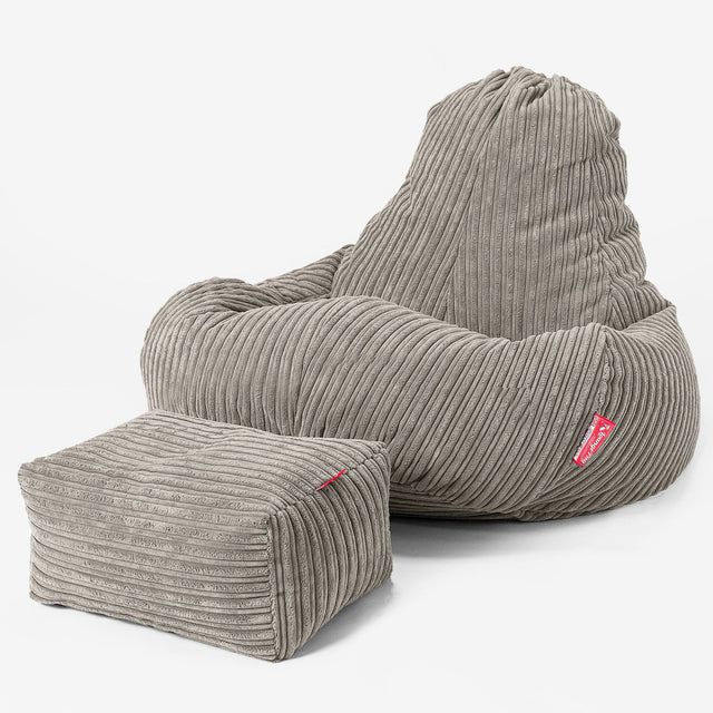 Ultra Lux Gaming Sitzsack - Cord Nerzfarben 02