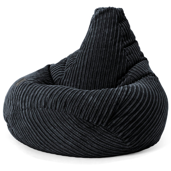 Gaming Sitzsack Sessel - Cord Schwarz 02