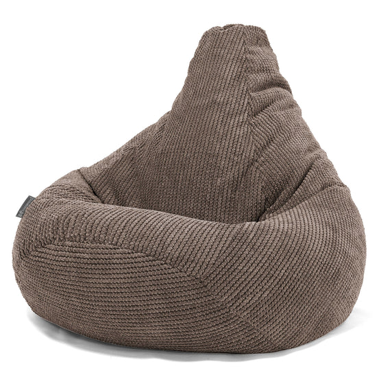 Gaming Sitzsack Sessel - Pom-Pom Schoko 02