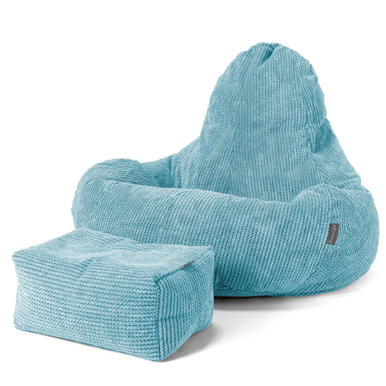 Ultra Lux Gaming Sitzsack - Pom-Pom Türkis 02