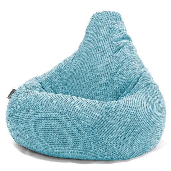 Gaming Sitzsack Sessel - Pom-Pom Türkis 02